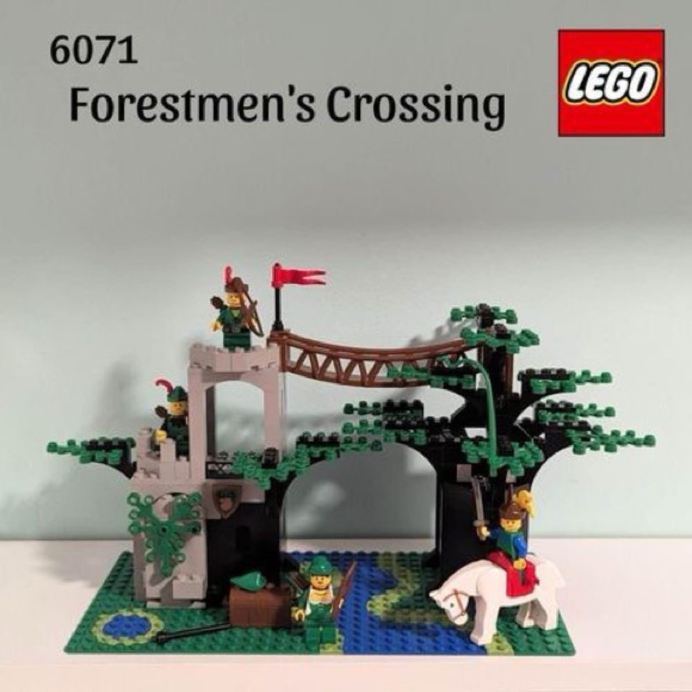 SOLD Vintage Lego Castle: Forestman’s Crossing Set 6071